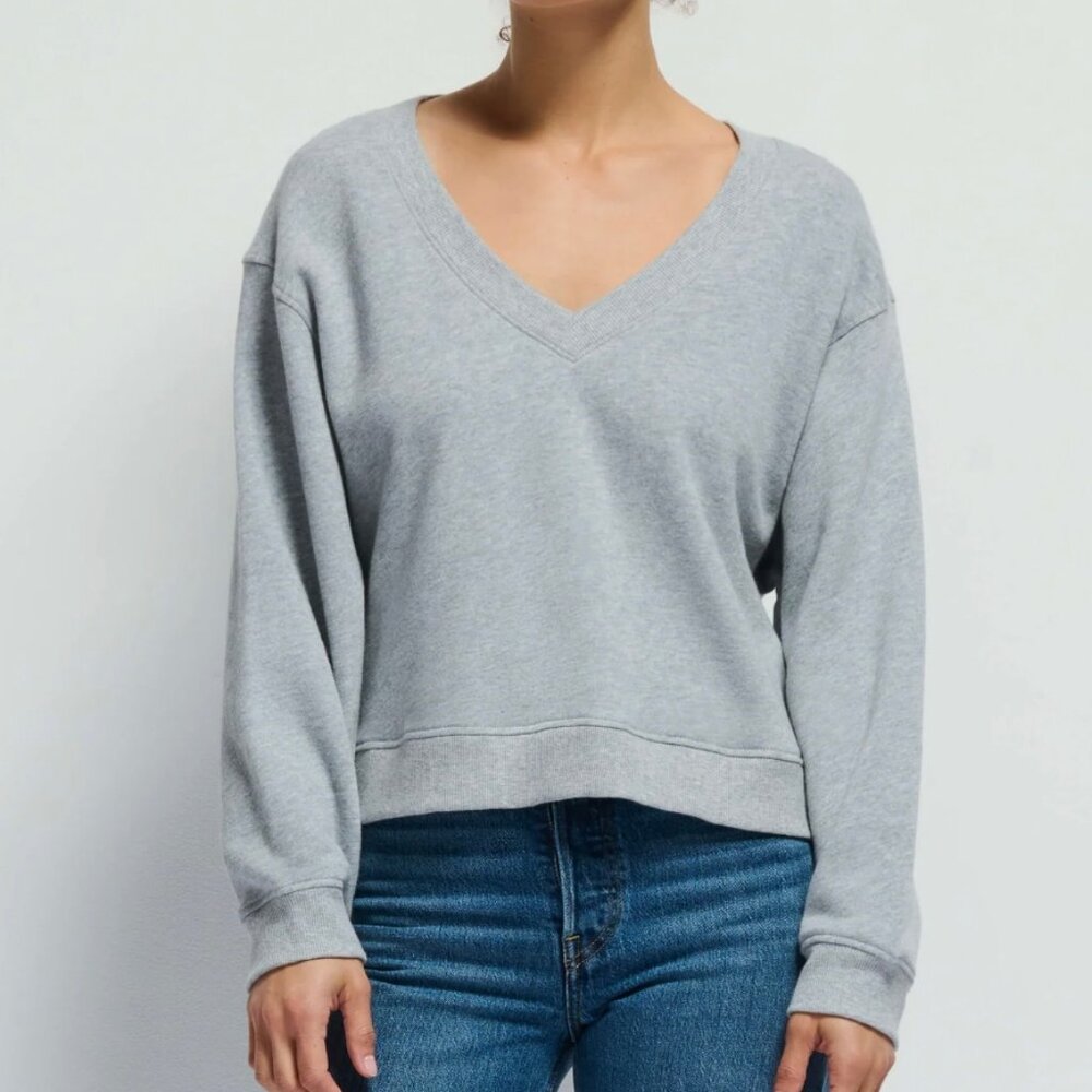 Nation LTD Wyatt Sweatshirt in Heather Gray